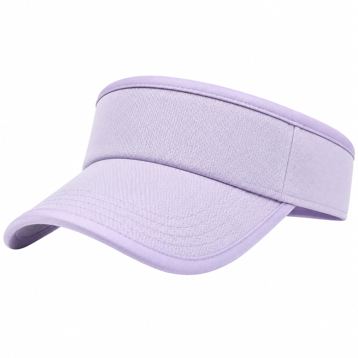 Visiera unisex taglia unica in tessuto lilla - stile sportivo per protezione dal sole